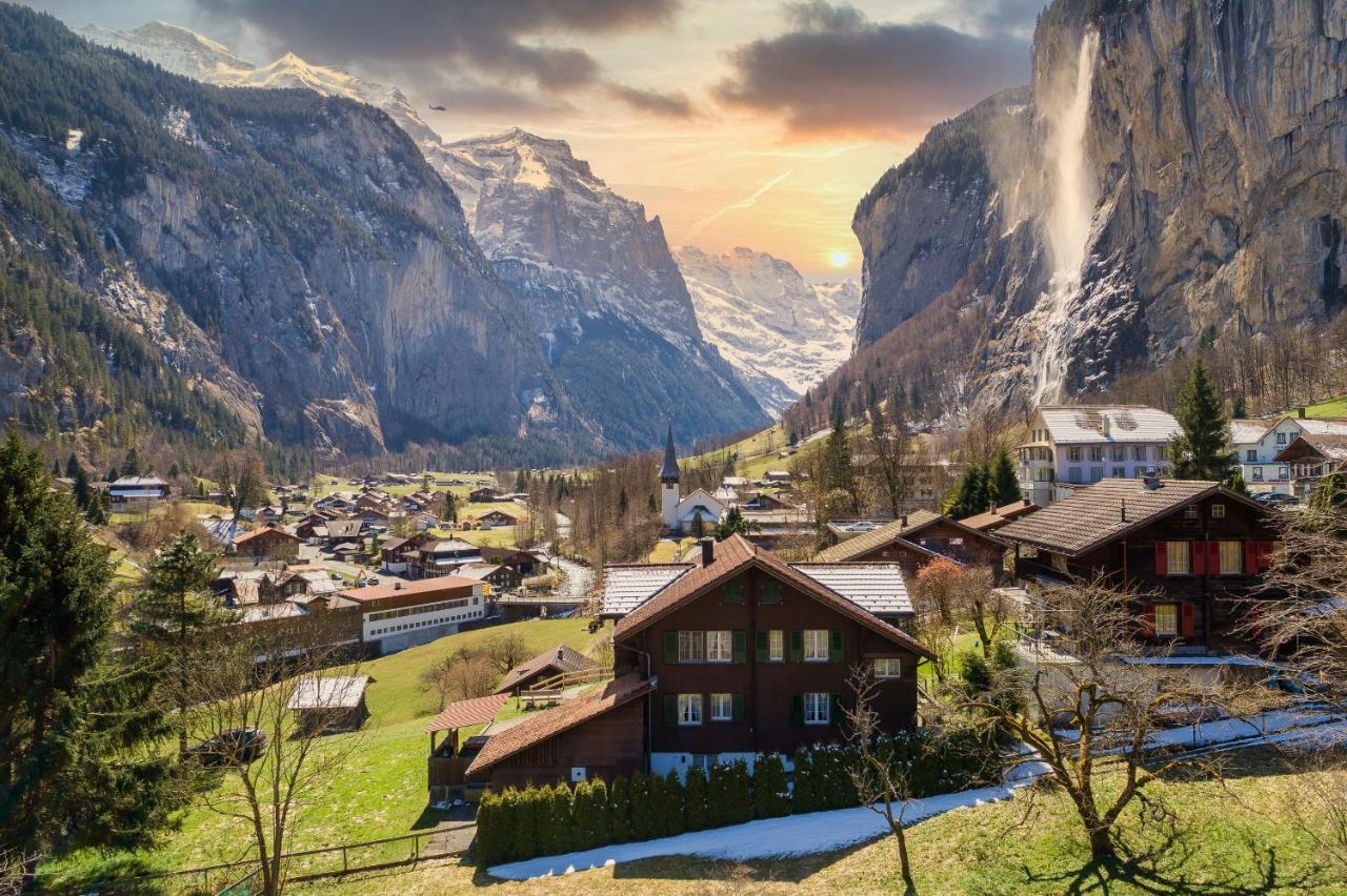 Apartamento Chalet Pironnet With Best Views, Charm And Comfort! Lauterbrunnen Exterior foto