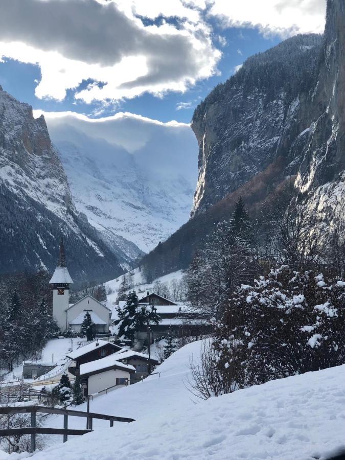 Apartamento Chalet Pironnet With Best Views, Charm And Comfort! Lauterbrunnen Exterior foto