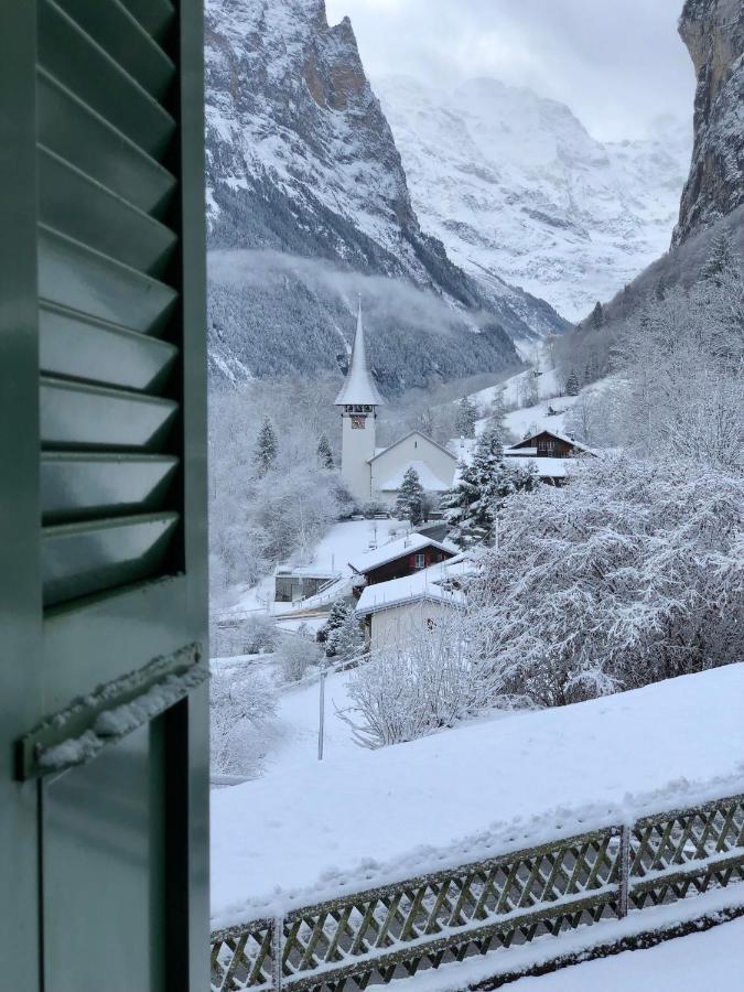 Apartamento Chalet Pironnet With Best Views, Charm And Comfort! Lauterbrunnen Exterior foto