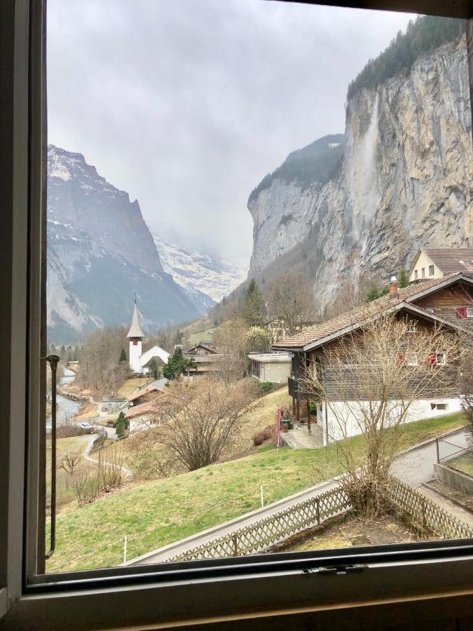 Apartamento Chalet Pironnet With Best Views, Charm And Comfort! Lauterbrunnen Exterior foto